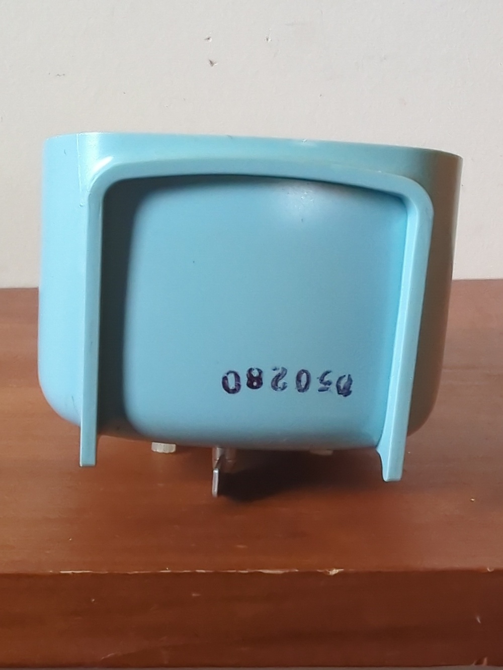 Vintage Westclox Wind-up Alarm Clock Retro In Baby Blue - Picture 5 of 5